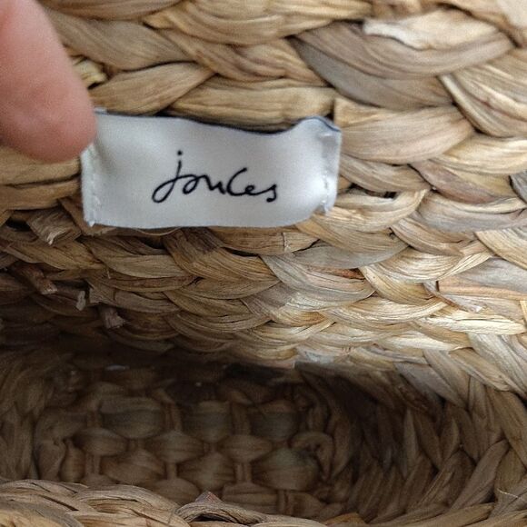 Joules Woven Mini Bag with Blue and Brown Accents - Picture 5 of 6